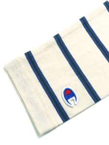 画像4: 【KIDS】CHAMPION KIDS BORDER L/S TEE-IVORY (4)