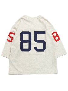画像2: 【KIDS】CHAMPION KIDS FOOTBALL TEE-OATMEAL (2)