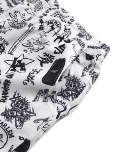 画像4: 【送料無料】Rap Attack RAPPER'S TATTOO SHORTS WHITE (4)