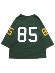 画像2: 【KIDS】CHAMPION KIDS FOOTBALL TEE-MOSS GREEN (2)