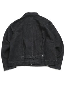 画像2: 【送料無料】POST OʼALLS EL RANCHERO 3 12oz DENIM BLACK DEEP WASH (2)