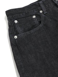 画像3: 【送料無料】POST OʼALLS No10 FIVE POCKET 12oz DENIM BK DEEP WASH (3)