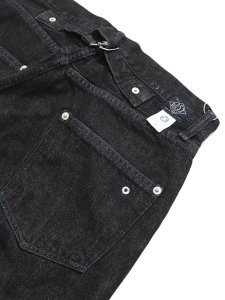 画像5: 【送料無料】POST OʼALLS No10 FIVE POCKET 12oz DENIM BK DEEP WASH (5)