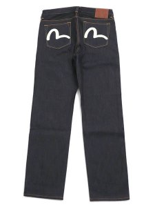 画像1: 【送料無料】EVISU HT, WHITE SEAGULL PRINTED POCKET JEANS (1)