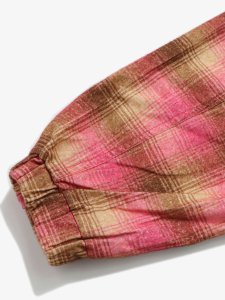 画像8: 【送料無料】ICECREAM APPLIQUE LOGO FLANNEL CHECK ZIP UP SHIRT (8)