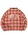 画像2: 【送料無料】ICECREAM APPLIQUE LOGO FLANNEL CHECK ZIP UP SHIRT (2)