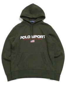 画像1: 【送料無料】POLO RALPH LAUREN POLO SPORT FLEECE HOODIE COMPANY OLIVE (1)