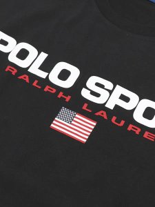 画像3: 【送料無料】POLO RALPH LAUREN POLO SPORT CLASSIC FIT TEE BLACK/WHITE (3)