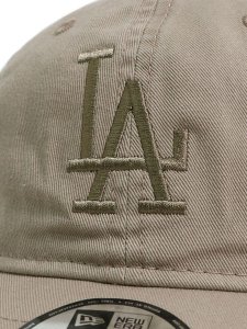 画像7: NEW ERA 9THIRTY CTWN TONAL LOGO DODGERS ASH BROWN (7)