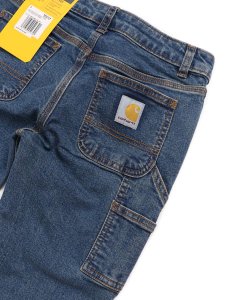 画像5: 【KIDS】CARHARTT KIDS DENIM DUNGAREE PANT MEDIUM WASH (5)