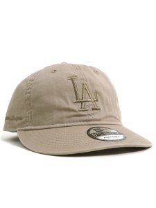 画像1: NEW ERA 9THIRTY CTWN TONAL LOGO DODGERS ASH BROWN (1)