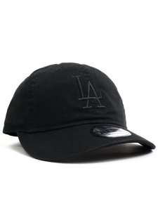 画像1: NEW ERA 9THIRTY CTWN TONAL LOGO DODGERS BLACK (1)
