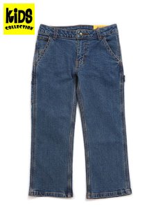 画像1: 【KIDS】CARHARTT KIDS DENIM DUNGAREE PANT MEDIUM WASH (1)