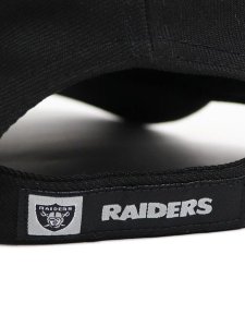 画像8: NEW ERA 9FORTY NFL LAS VEGAS RAIDERS BLACK (8)