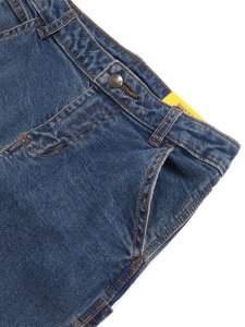 画像3: 【KIDS】CARHARTT KIDS DENIM DUNGAREE PANT MEDIUM WASH (3)