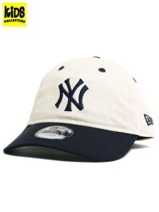 画像1: 【KIDS】NEW ERA CHILD 9TWENTY 2-TONE YANKEES IVORY/NAVY (1)