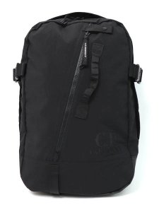 画像1: 【送料無料】C.P.COMPANY ACC PLAIN PAPER TRAVEL BAG BLACK (1)