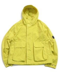 画像1: 【送料無料】C.P.COMPANY HOODED TWILL MEDIUM JACKET GREEN SHEEN (1)