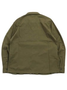 画像2: 【SALE】【送料無料】C.P.COMPANY ORGANIC GABARDINE ZIP OVERSHIRT CAPERS (2)