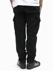 画像7: 【SALE】【送料無料】C.P.COMPANY STRETCH SATIN CARGO PANT BLACK (7)