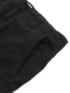 画像3: 【SALE】【送料無料】C.P.COMPANY STRETCH SATIN CARGO PANT BLACK (3)