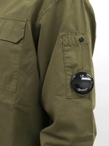画像6: 【SALE】【送料無料】C.P.COMPANY ORGANIC GABARDINE ZIP OVERSHIRT CAPERS (6)