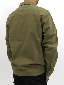画像5: 【SALE】【送料無料】C.P.COMPANY ORGANIC GABARDINE ZIP OVERSHIRT CAPERS (5)