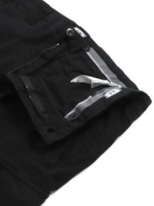 画像4: 【SALE】【送料無料】C.P.COMPANY STRETCH SATIN CARGO PANT BLACK (4)