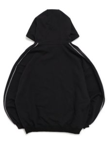 画像2: 【送料無料】PUMA ROSE T7 OVERSIZED FZ HOODIE TR-PUMA BLACK (2)