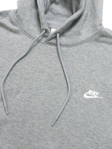 画像3: NIKE CLUB FT OVERSIZED HOODIE-DARK GRY HEATHER (3)