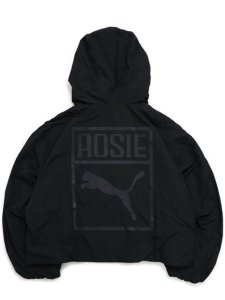 画像1: 【送料無料】PUMA ROSE OVERSIZED HZ PADDED JACKET-PUMA BLK (1)