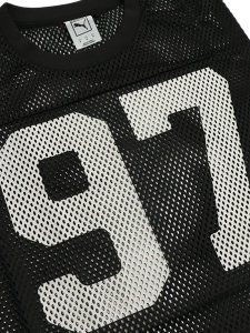 画像3: PUMA ROSE RELAXED MESH TOP-PUMA BLACK (3)