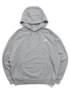 画像1: NIKE CLUB FT OVERSIZED HOODIE-DARK GRY HEATHER (1)