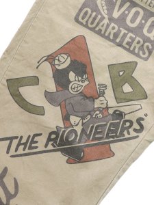 画像7: 【送料無料】AVIREX 60's ARMY CHINO PANTS ARCHIVE GRAPHIC (7)