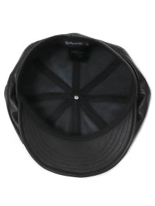 画像5: 【送料無料】SCHOTT LEATHER NEWSBOY CAP (5)