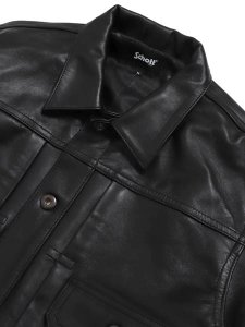 画像3: 【送料無料】SCHOTT SHEEP LEATHER 1ST TRACKER JACKET (3)
