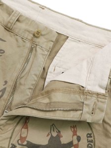 画像4: 【送料無料】AVIREX 60's ARMY CHINO PANTS ARCHIVE GRAPHIC (4)