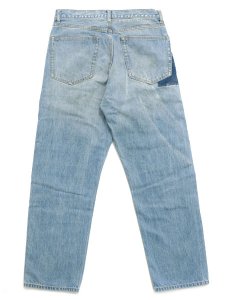 画像2: 【送料無料】AVIREX 13.5oz DENIM PANTS REPAIR CUSTOM W USED (2)