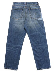 画像2: 【送料無料】AVIREX 13.5oz DENIM PANTS REPAIR CUSTOM USED (2)