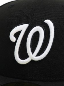 画像6: NEW ERA 59FIFTY CS NATINALS U/GREY FB BLACK/WHITE (6)