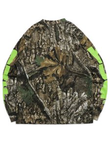 画像2: 【SALE】HUF REALTREE MEGABLAST L/S TEE (2)
