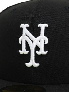 画像6: NEW ERA 59FIFTY CS METS U/GREY FB BLACK/WHITE (6)
