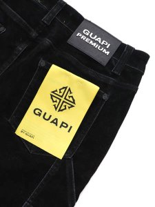 画像6: 【送料無料】GUAPI ALL BLACK VELOUR DENIM (6)