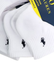 画像3: POLO RALPH LAUREN PERFORMANCE QUARTER 6PK SOCKS (3)