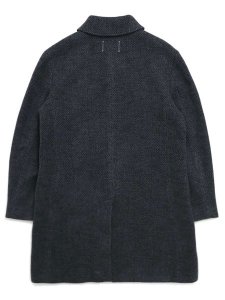画像2: 【送料無料】REIGNING CHAMP WOOL HERRINGBONE SCOUT COAT BLACK/GREY (2)