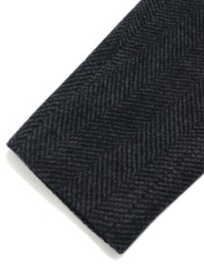 画像8: 【送料無料】REIGNING CHAMP WOOL HERRINGBONE SCOUT COAT BLACK/GREY (8)