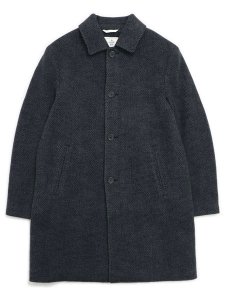 画像1: 【送料無料】REIGNING CHAMP WOOL HERRINGBONE SCOUT COAT BLACK/GREY (1)