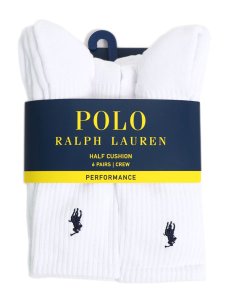 画像1: POLO RALPH LAUREN PERFORMANCE CREW 6PK SOCKS (1)