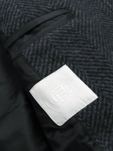 画像5: 【送料無料】REIGNING CHAMP WOOL HERRINGBONE SCOUT COAT BLACK/GREY (5)