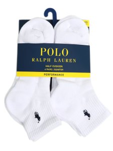 画像1: POLO RALPH LAUREN PERFORMANCE QUARTER 6PK SOCKS (1)